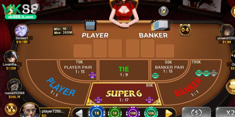 Baccarat Vk88 Và Bí Quyết Tham Gia Hiệu Quả Cho Người Mới Các loại cược Baccarat VK88