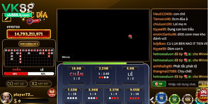 Danh mục game Casino phải thử tại VK88
