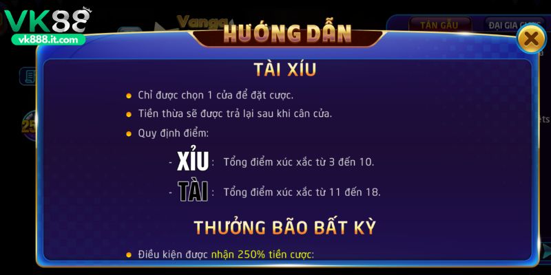 Tài Xỉu Vk88 Và Những Điều Cần Biết Để Tham Gia Hiệu Quả Kinh nghiệm tham gia Tài Xỉu hiệu quả
