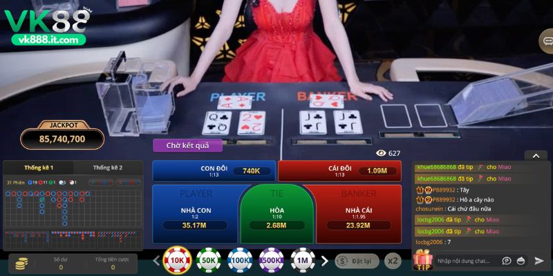 Lý do Live Casino VK88 được đông đảo cược thủ chọn